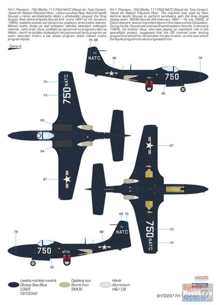 SPH72297 1:72 Special Hobby FH-1 Phantom 'Demonstration Teams and Trainers'