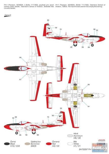 SPH72297 1:72 Special Hobby FH-1 Phantom 'Demonstration Teams and Trainers'