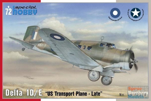 SPH72329 1:72 Special Hobby Delta 1D/E 'US Transport Plane - Late'