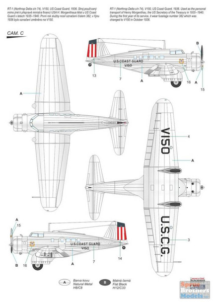 SPH72329 1:72 Special Hobby Delta 1D/E 'US Transport Plane - Late'