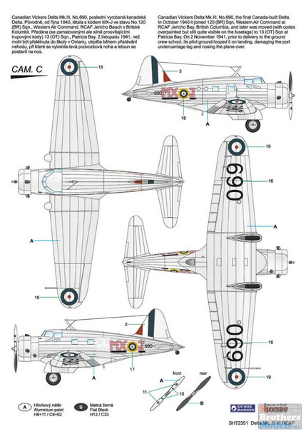 SPH72351 1:72 Special Hobby Delta Mk.II/III RCAF