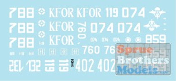 SRD35938 1:35 Star Decals - Soviet BMD-1 Ukraine Moldavia Russia KFOR