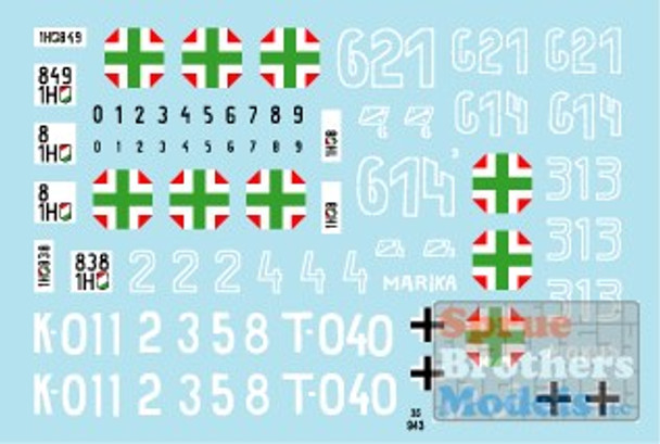 SRD35943 1:35 Star Decals - Hungarian Panzer IV and Hetzer