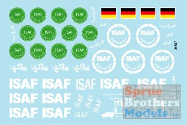 SRD35947 1:35 Star Decals - Generic ISAF Markings