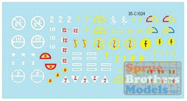 SRD35C1024 1:35 Star Decals - Spanish Civil War Part 4: Fiat Ansaldo