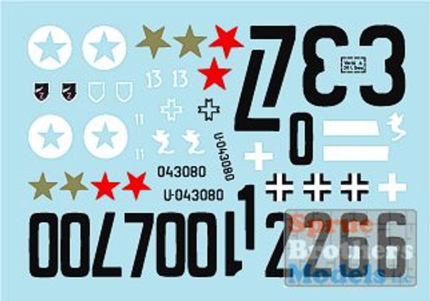 SRD35C1039 1:35 Star Decals - Axis/Eastern Europe #1 STuG III Romania Hungary