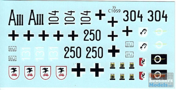 SRD35C1059 1:35 Star Decals - STuG III Ausf G Part 8: Ostfront 1943-45