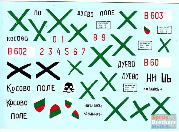 SRD35C1106 1:35 Star Decals - Axis and Eastern European Panzer IV  Ausf G and H