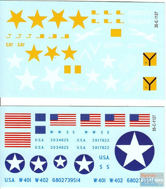 SRD35C1127 1:35 Star Decals - US Tanks and AFVs in North Africa 42-43
