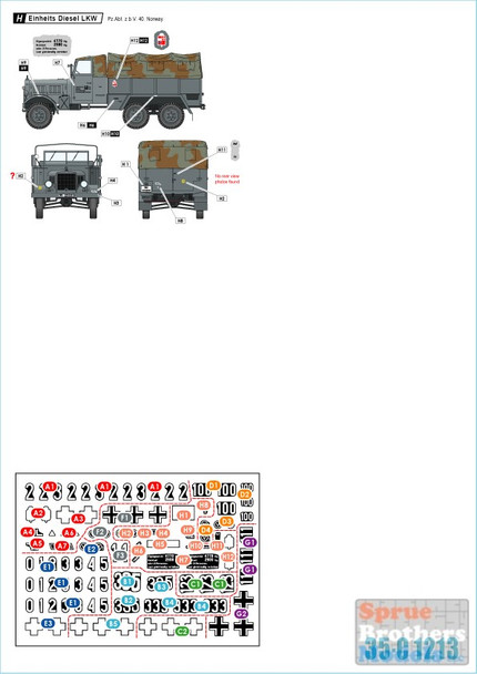 SRD35C1213 1:35 Star Decals German Tanks in Norway & Finland I