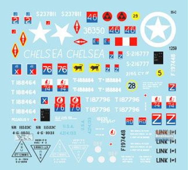 SRD35C1259 1:35 Star Decals - Royal Artillery in NW Europe 1944-45 Part 2 M10 Achilles Cromwell Mk.IV Humber Scout Car
