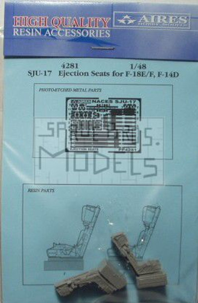 ARS4281 1:48 Aires SJU-17 Ejection Seats for F-18E F-18F F-14D #4281