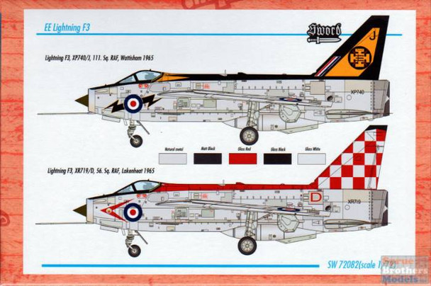 SWD72082 1:72 Sword Lightning F.3