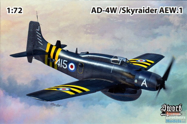 SWD72126 1:72 Sword AD-4W / Skyraider AEW.1