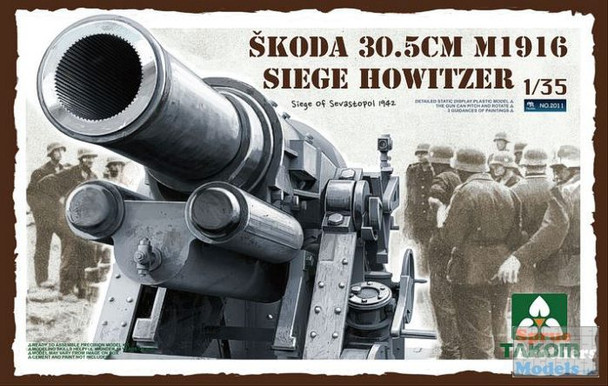 TAK02011 1:35 Takom Skoda 30.5cm M1916 Seige Howitzer (Seige of Sevastopol 1942)