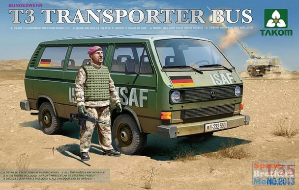 TAK02013 1:35 Takom Bundeswehr T3 Transporter Bus