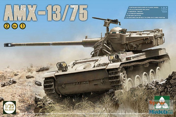 TAK02036 1:35 Takom AMX-13/75