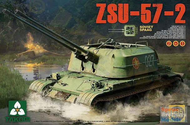 TAK02058 1:35 Takom ZSU-57-2 Soviet SPAAG