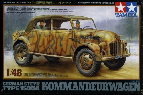 TAM32553 1:48 Tamiya Kommandeurwagen - German Steyr Type 1500A