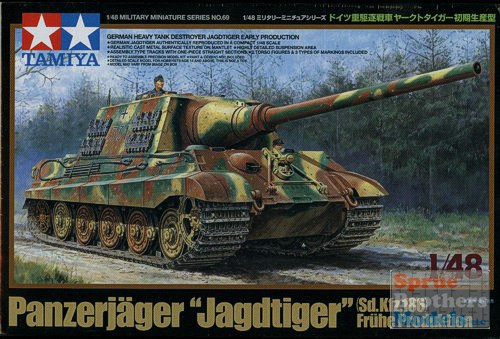 ダグラム JAKT TYPE 1/48スケール TAM32569 1:48 Tamiya SdKfz 186 Jagdtiger - Early Production #32569
