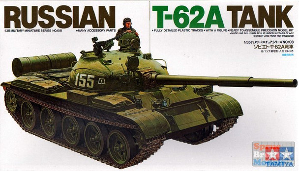 TAM35108 1:35 Tamiya T-62A Tank