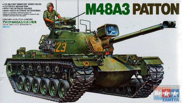 TAM35120 1:35 Tamiya M48A3 Patton Tank