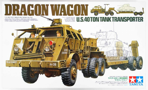 TAM35230 1:35 Tamiya Dragon Wagon Tank Transporter #35230