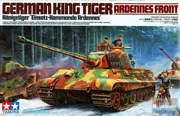 TAM35252 1:35 Tamiya German King Tiger Ardennes #35252