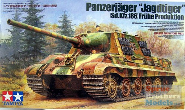 TAM35295 1:35 Tamiya Panzerjager Jagdtiger SdKfz 186 Fruhe Production #35295