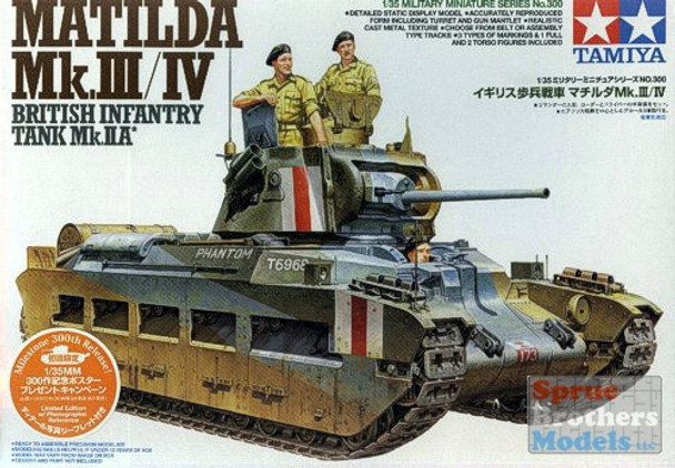 TAM35300 1:35 Tamiya British Infantry Tank Matilda Mk.III/IV  #35300