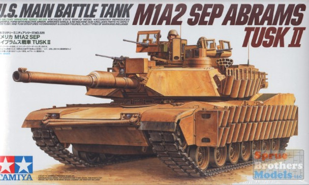 TAM35326 1:35 Tamiya M1A2 SEP Abrams TUSK II Main Battle Tank