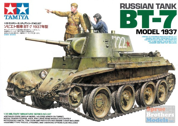 TAM35327 1:35 Tamiya BT-7 Model 1937 Russian Tank - Sprue Brothers