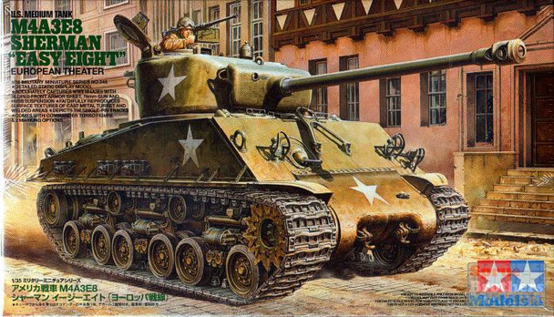 TAM35346 1:35 Tamiya M4A3E8 Sherman "Easy Eight" European Theater