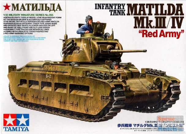 TAM35355 1:35 Tamiya Infantry Tank Matilda Mk.III/IV "Red Army"