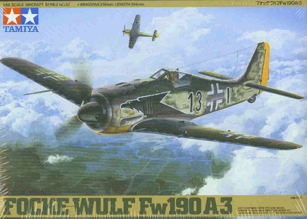 TAM61037 1:48 Tamiya Focke Wulf Fw190A-3 #61037