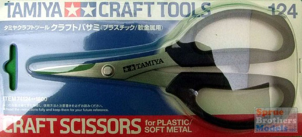 TAM74124 Tamiya Craft Scissors for Plastic / Soft Metal