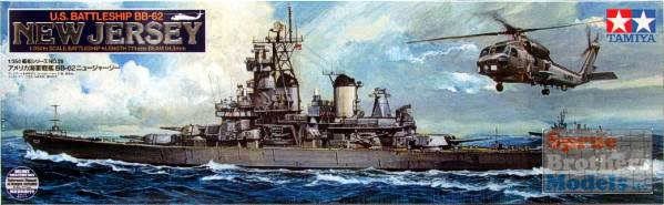 TAM78028 1:350 Tamiya USS New Jersey BB-62 - Sprue Brothers Models LLC