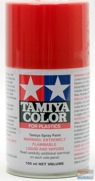 TAM85086 Tamiya TS-86 Pure Red 100ml Spray Can