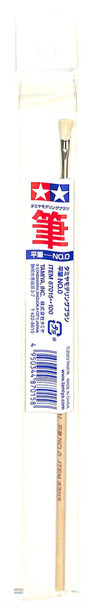 TAM87015 Tamiya Flat Brush No.0