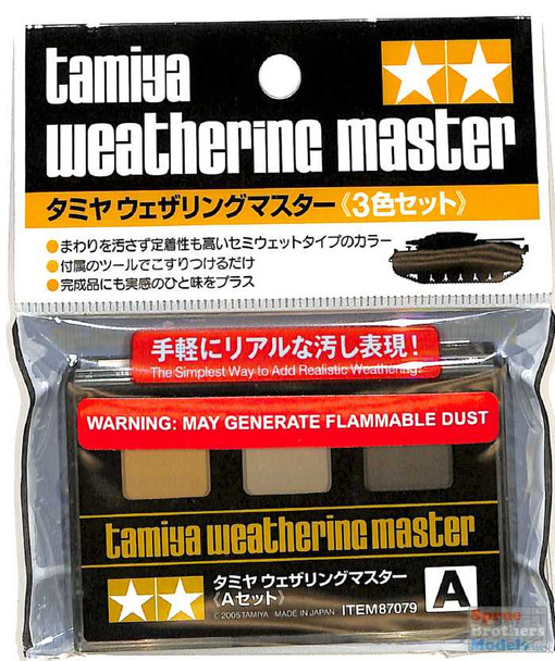 TAM87079 Tamiya Weathering Master A Set (Sand, Light Sand, Mud)