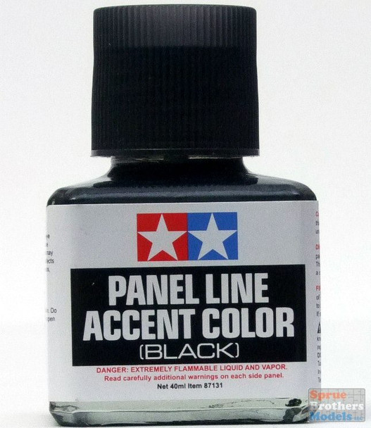 TAM87131 Tamiya Panel Line Accent Color - Black