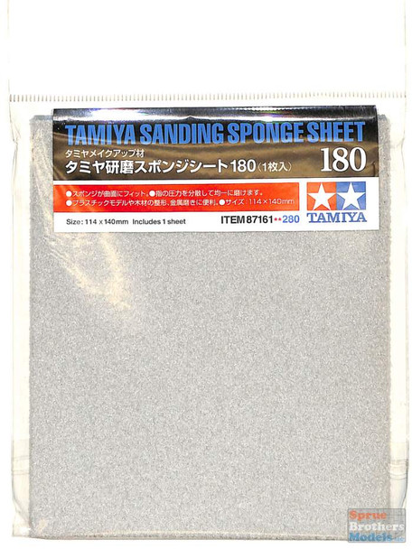 TAM87161 Tamiya Sanding Sponge Sheet - 180