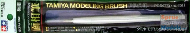 TAM87173 Tamiya Modeling Brush PROII Pointed Brush - ExtraFine