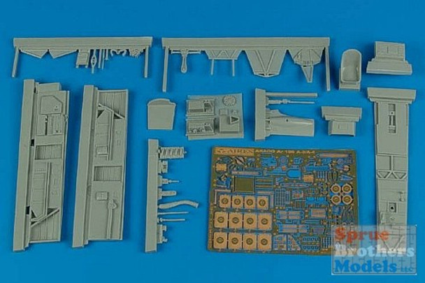 ARS4498 1:48 Aires Ar 196A-3/A-4 Cockpit Set (ITA kit) #4498