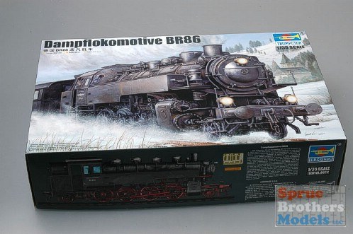 TRP00217 1:35 Trumpeter German WWII BR86 Armored Steam Locomotive