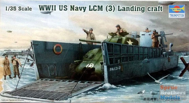 TRP00347 1:35 Trumpeter WWII US Navy LCM (3) Landing Craft