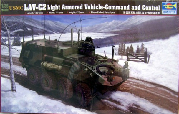 TRP00371 1:35 Trumpeter 1:35 USMC LAV-C2 Light Armored Vehicle, Command & Control #371