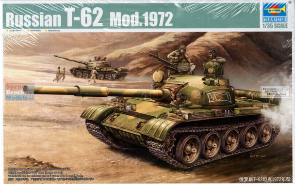 TRP00377 1:35 Trumpeter Russian T-62 Model 1972 Main Battle Tank