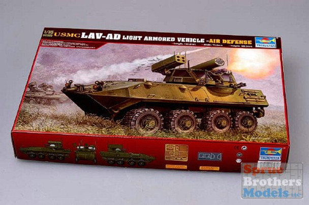 TRP00393 1:35 Trumpeter USMC LAV-AD Light Armored Air Defense Vehicle