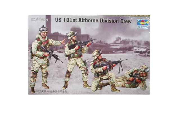 TRP00410 1:35 Trumpeter Modern US 101st Airborne Division Figures Set #410